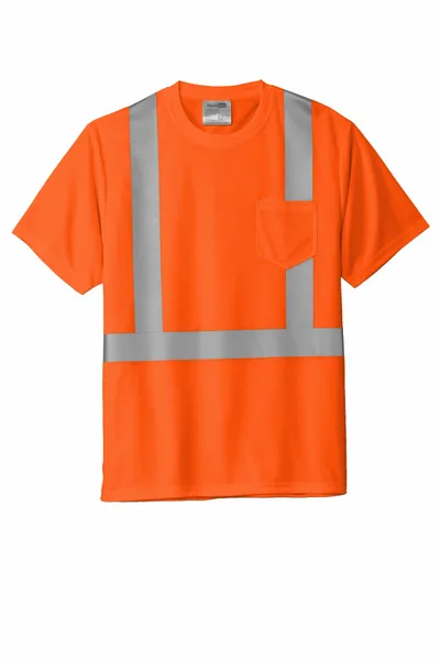 CornerStone ANSI 107 Class 2 Mesh Tee. CS200 - Custom Socks Now