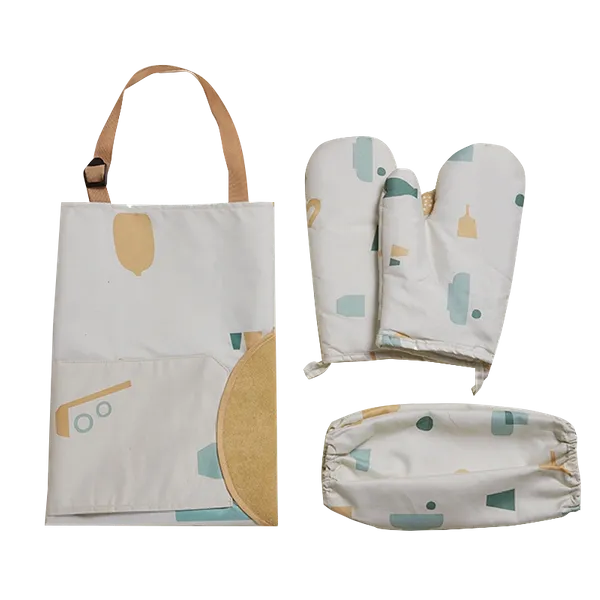 Striped Three-Piece Apron - Custom Socks Now
