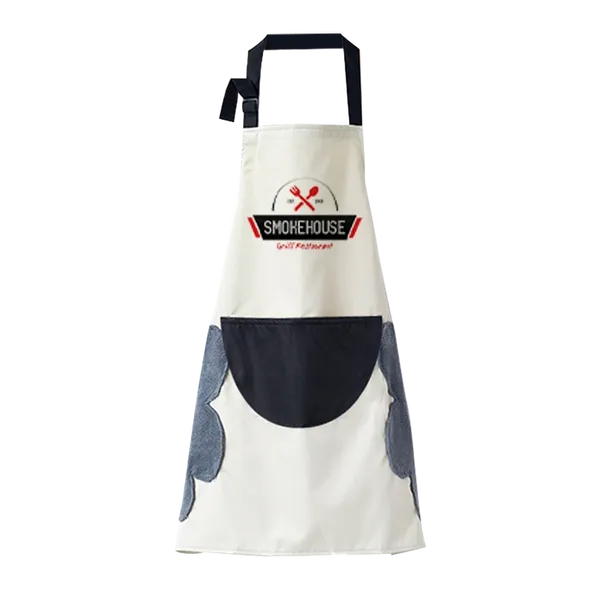 Floral Apron with Hand Wiping Pockets - Custom Socks Now
