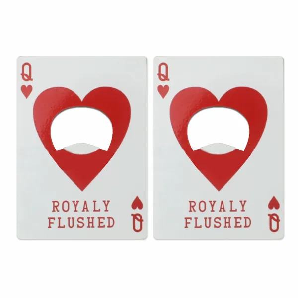 Queen of Hearts Bottle Opener - Custom Socks Now