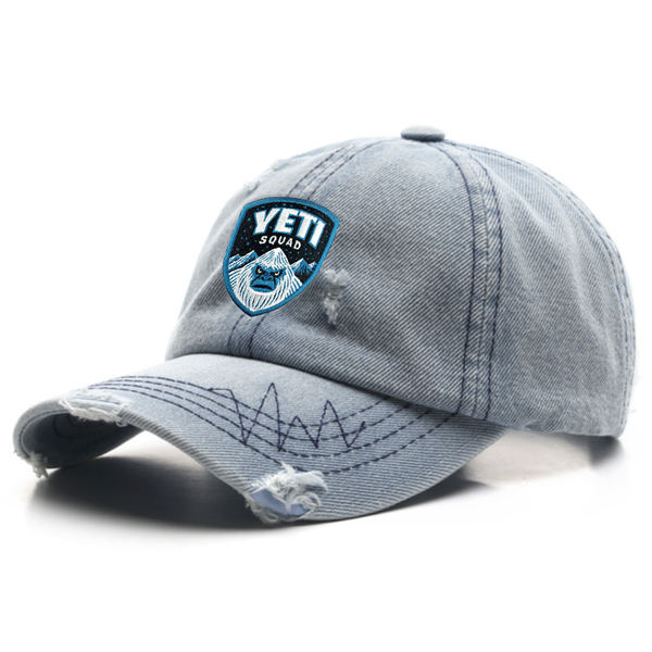 Modern Tattered Denim Cap - Custom Socks Now