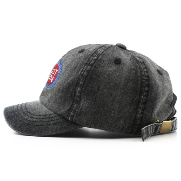 Plain Denim Baseball Cap - Custom Socks Now