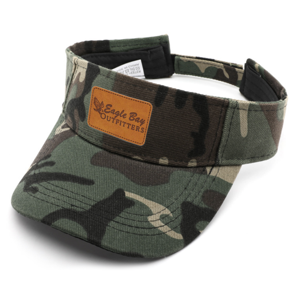 Unisex Polyester Camouflage Visor - Custom Socks Now