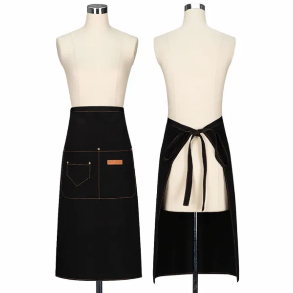 Lengthy Mid-Waist Denim Apron - Custom Socks Now