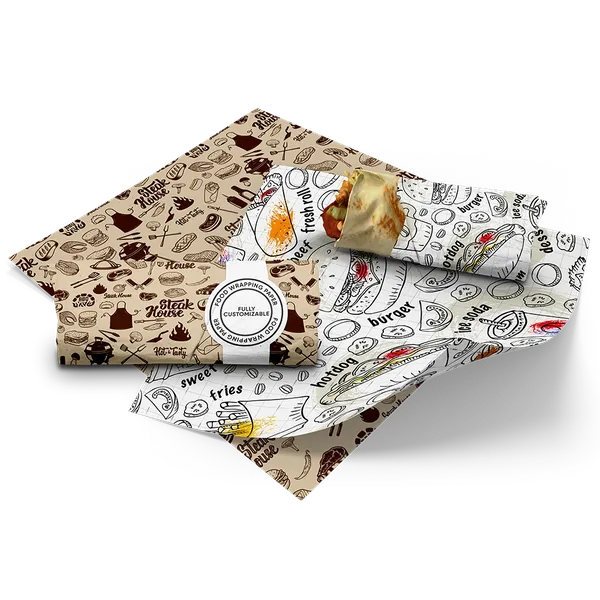 Food Wrapping Paper - Custom Socks Now