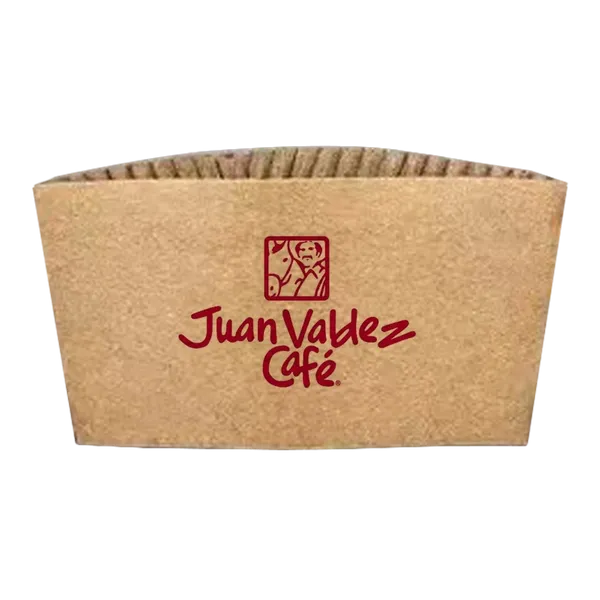 Corrugated Coffee Cup Sleeve - Custom Socks Now