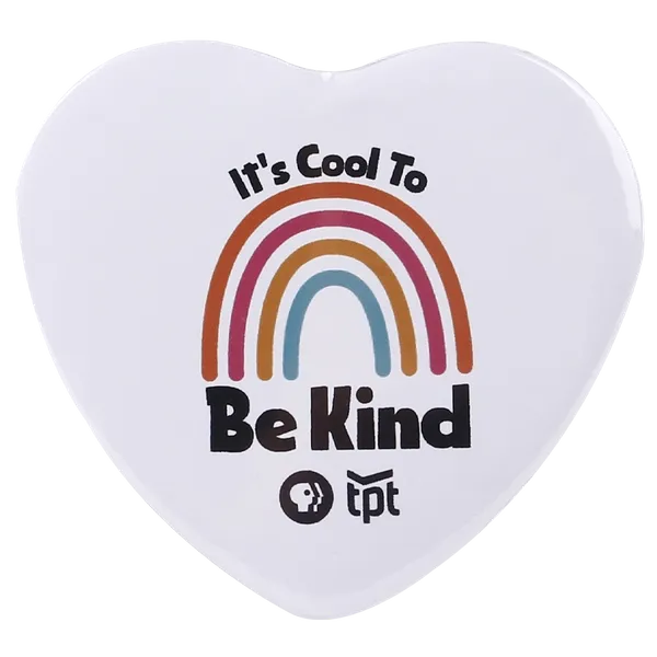 Heart Button - Custom Socks Now