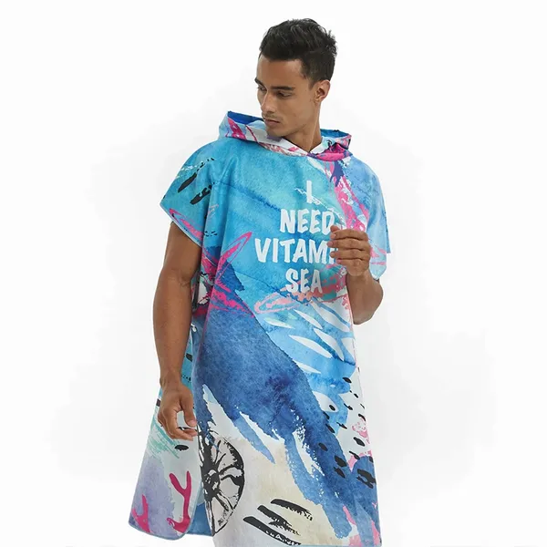 Custom Hooded Beach Towels - Custom Socks Now