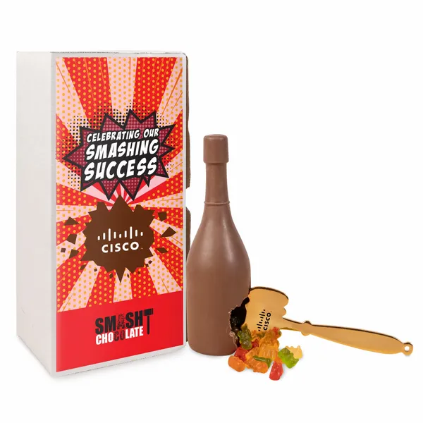Clever Candy Smash Chocolate with Gummy Bears - Custom Socks Now