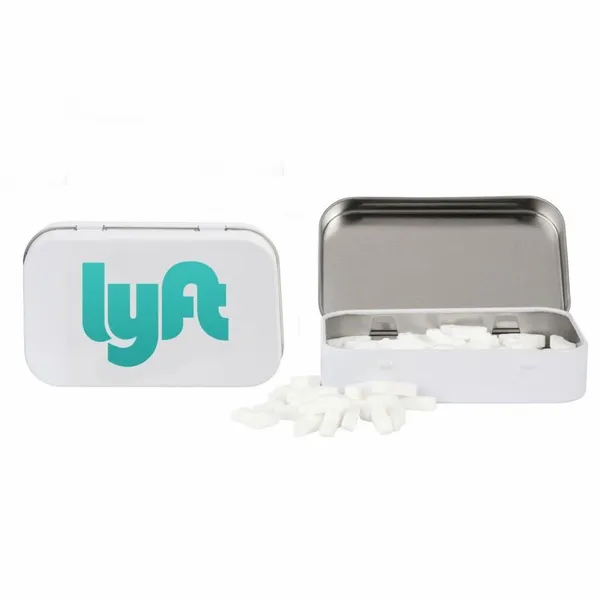 Rectangular Tin with Car Shaped Mints - Custom Socks Now