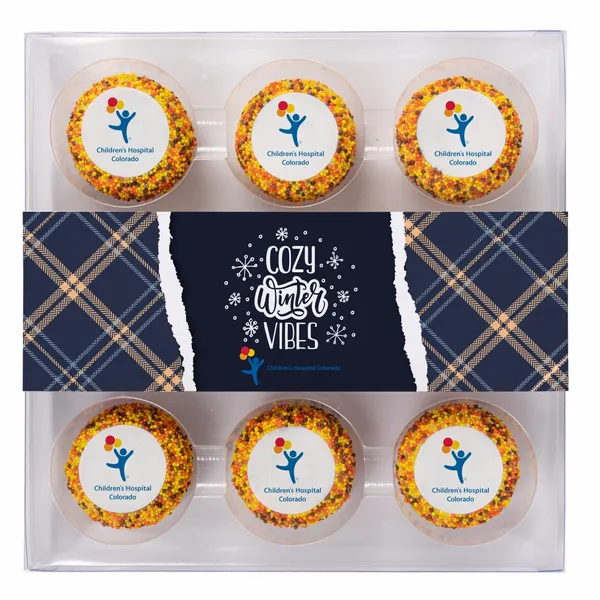 Custom Dipped Sandwich Cookies - 9pc - Custom Socks Now