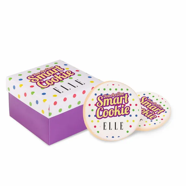 Full Color Custom Printed Cookie-2 Pack - Custom Socks Now