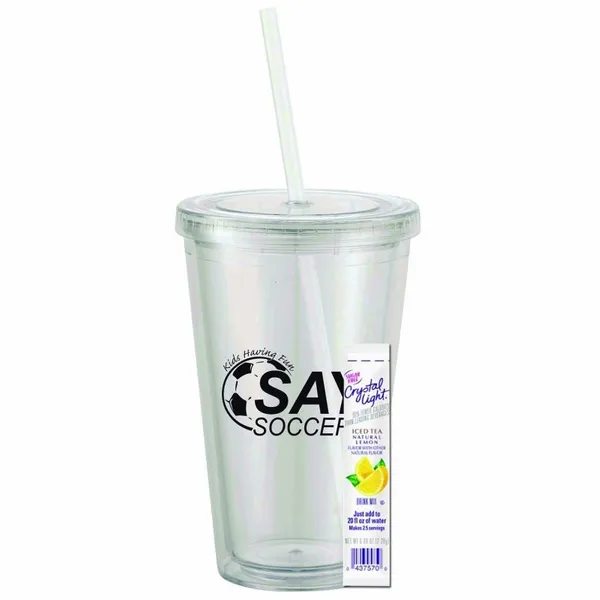 Iced Tea Tumbler - Custom Socks Now