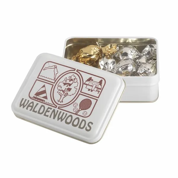 Keepsake Gift Tin - Twist Wrapped Truffles - Custom Socks Now