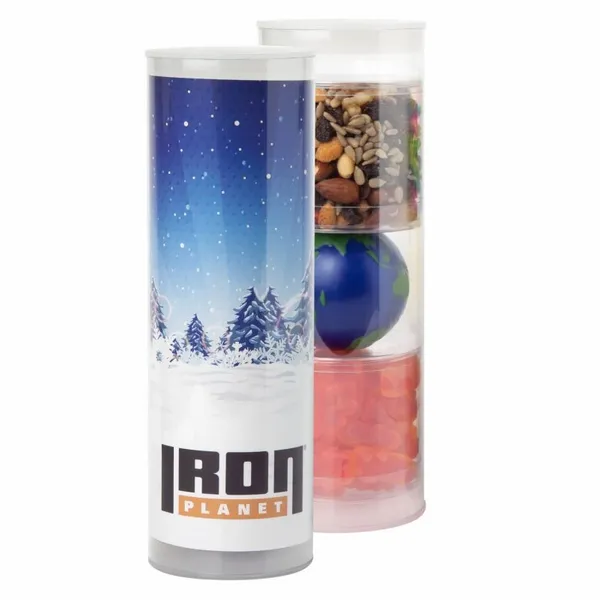 3 Piece Gift Tube with Energy Mix - Custom Socks Now