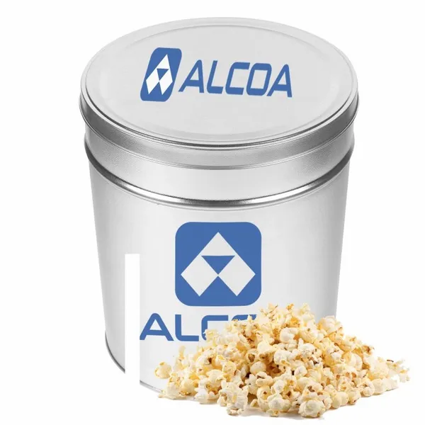 Three and a Half Gallon Popcorn Tin - Butter Popcorn - Custom Socks Now