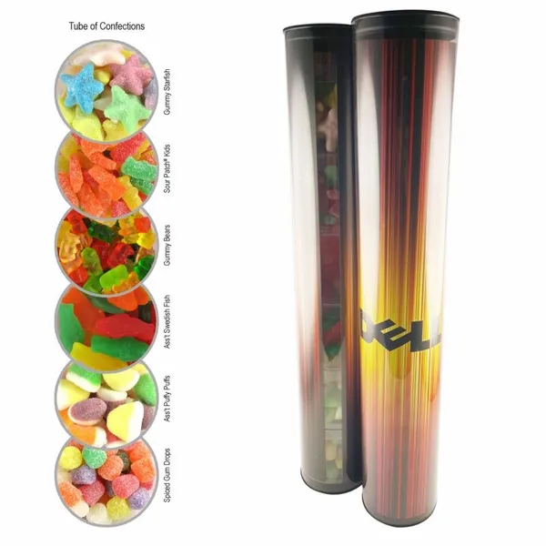 Clever Candy Tube of Confections - Custom Socks Now