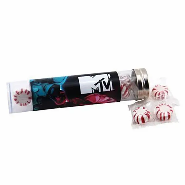 Large 6" Candy Tube with Starlight Mints - Custom Socks Now