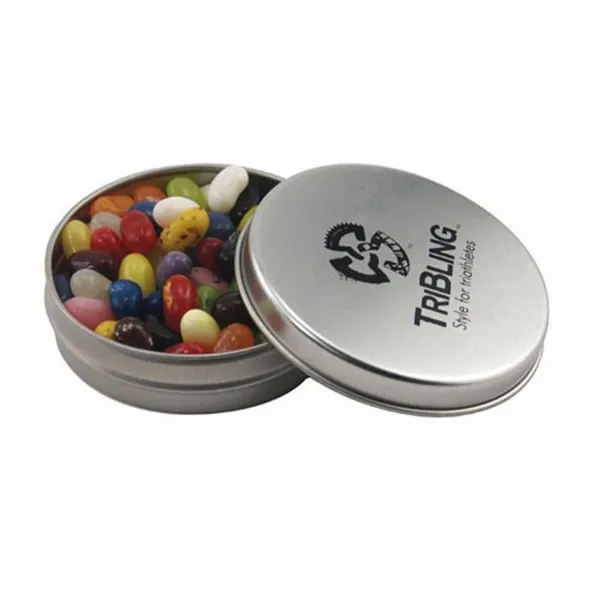 Round Tin with Jelly Bellies - SBF2900 - Custom Socks Now