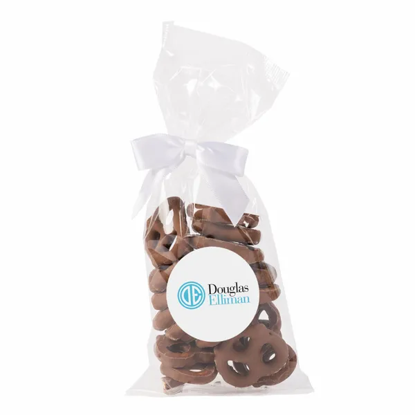 Mug Drops - Milk Chocolate Mini Pretzels - Custom Socks Now