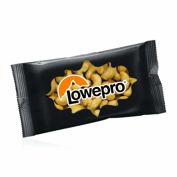 1oz. Full Color DigiBag™ with Jumbo Salted Cashews - Custom Socks Now