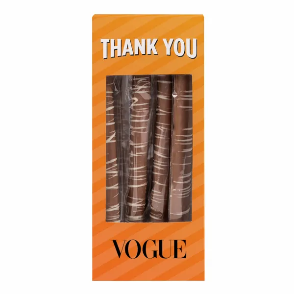 Pretzel Rods - Milk Chocolate - Custom Socks Now