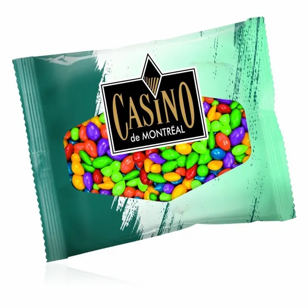 2oz. Full Color DigiBag™ with Chocolate Sunflower Seeds - Custom Socks Now