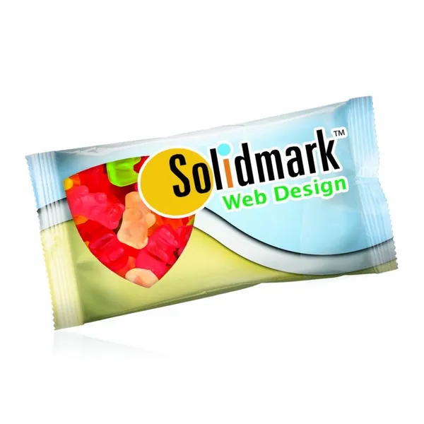 Clever Candy 1oz. Full Color DigiBag™ with Gummy Bears - Custom Socks Now