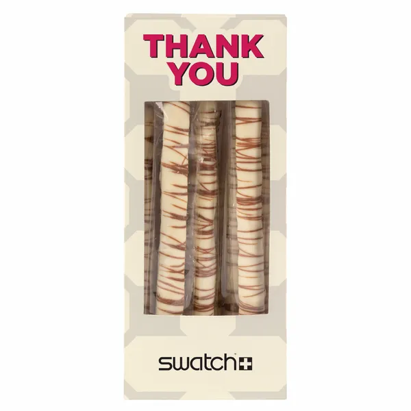 Pretzel Rods - White Chocolate - Custom Socks Now