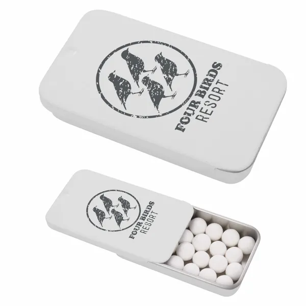 Signature Peppermints In Slider Tin - Custom Socks Now