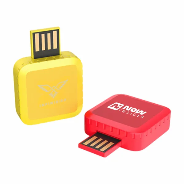 Square 360 Rotating USB - Custom Socks Now