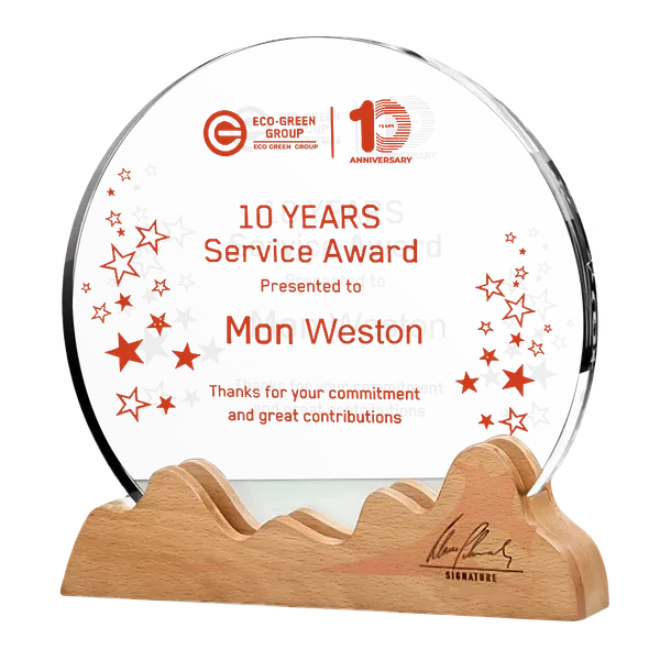 Wave Crystal Trophy