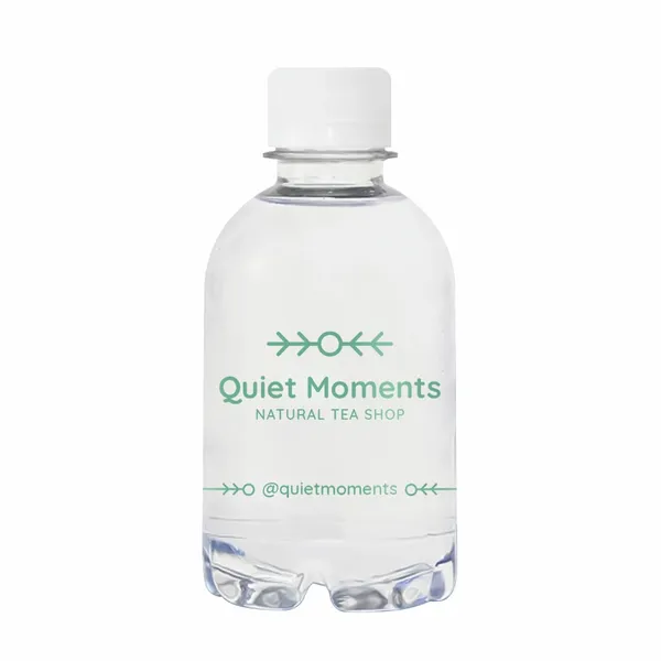 8 oz Plastic Bullet Bottle – Screen Printed Custom Water - Custom Socks Now