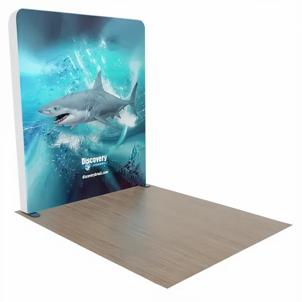 Custom Backlit Trade Show Display Tension Fabric 8' x 8' - Custom Socks Now