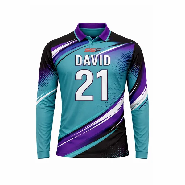 Full Color Sublimated Long Sleeve Polo - Custom Socks Now