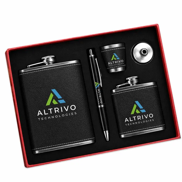 Camping Flask Sets - Custom Socks Now