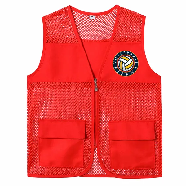 Breathable Mesh Vests with Zippers - Custom Socks Now
