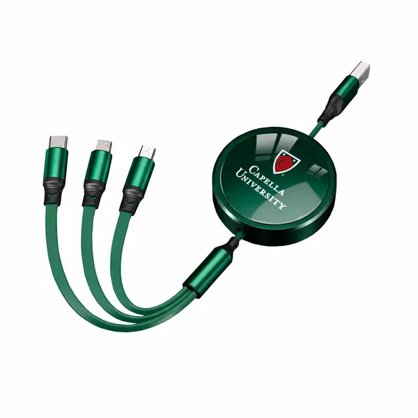 Soft Silicone 3-in-1 Charging Cables