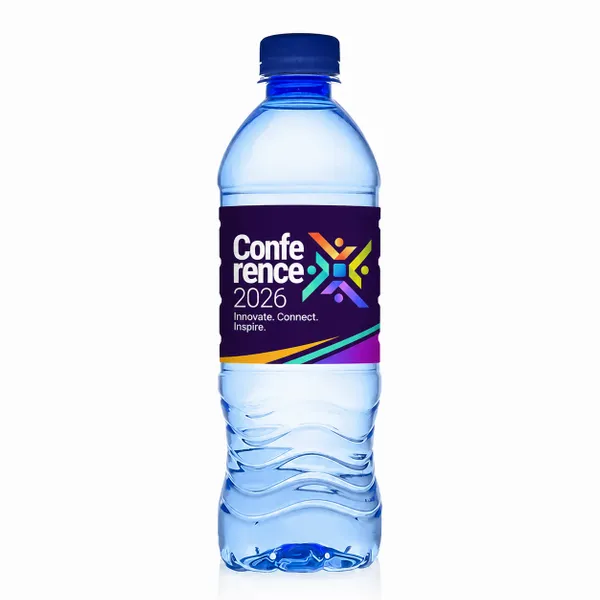 16.9 oz Blue Water Bottle - Custom Socks Now