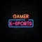 Gamer E-Sport Neon Sign - Custom Socks Now