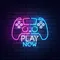 Play Now Neon Sign - Custom Socks Now