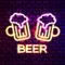 Beer Bar Neon Sign - Custom Socks Now
