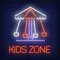 Fun Kids Zone Neon Sign - Custom Socks Now