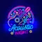 Acoustic Night Party Neon Sign - Custom Socks Now
