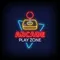 Arcade Play Zone Neon Sign - Custom Socks Now
