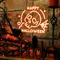 Happy Halloween Skull Neon Sign - Custom Socks Now