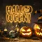 Halloween Neon Sign - Custom Socks Now