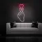 Finger Heart Neon Sign - Custom Socks Now