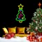 Cute Christmas Tree Neon Sign - Custom Socks Now