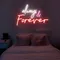 Always And Forever Neon Sign - Custom Socks Now